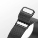 Juoda apyrankė Apple Watch SE / 8 / 7 / 6 / 5 / 4 / 3 / 2 / 1 (38 / 40 / 41 / 42 mm) laikrodžiams "Dux Ducis Milanese"