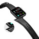 Juoda apyrankė Apple Watch SE / 8 / 7 / 6 / 5 / 4 / 3 / 2 / 1 (38 / 40 / 41 / 42 mm) laikrodžiams "Dux Ducis Business"