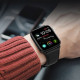 Juoda apyrankė Apple Watch SE / 8 / 7 / 6 / 5 / 4 / 3 / 2 / 1 (38 / 40 / 41 / 42 mm) laikrodžiams "Dux Ducis Business"
