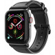 Juoda apyrankė Apple Watch 6 / 7 / 8 / 9 / 10 / SE / Ultra 1 / 2 (44 / 45 / 46 / 49 mm) "Dux Ducis Business"