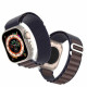 Mėlyna apyrankė Apple Watch 6 / 7 / 8 / 9 / 10 / SE / Ultra 1 / 2 (44 / 45 / 46 / 49 mm) "Dux Ducis GS"