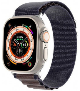 Mėlyna apyrankė Apple Watch 6 / 7 / 8 / 9 / 10 / SE / Ultra 1 / 2 (44 / 45 / 46 / 49 mm) "Dux Ducis GS"