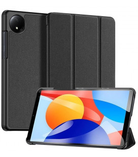 Juodas atverčiamas dėklas Xiaomi Redmi Pad SE 8.7 planšetei "Dux Ducis Domo"