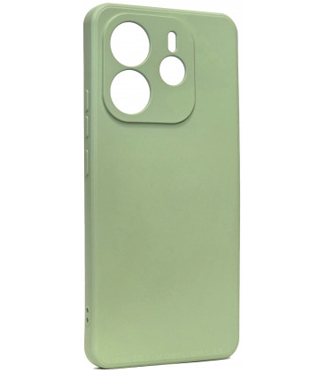 Mėtos spalvos dėklas Xiaomi Redmi Note 14 4G telefonui "Liquid Silicone 1.5mm"