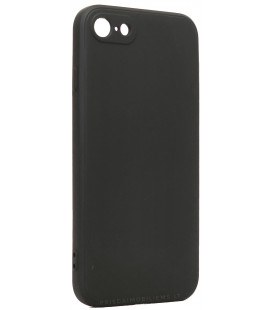 Juodas dėklas Apple iPhone 7 / 8 / SE 2020 / SE 2022 telefonui "Liquid Silicone 1.5mm"