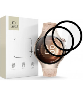 Ekrano apsauga Huawei Watch 5 (42mm) laikrodžiui "Tech-Protect Glass Flex+ 2-Pack"