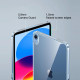 Skaidrus dėklas Apple iPad 10.9” 10 / 2022 / 11” 11 / 2025 planšetei "Tech-Protect Flexair Hybrid"