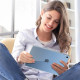 Skaidrus dėklas Apple iPad 10.9” 10 / 2022 / 11” 11 / 2025 planšetei "Tech-Protect Flexair Hybrid"