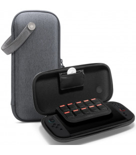 Pilkas dėklas Nintendo Switch 2 žaidimų kompiuteriui "Spigen Klasden Pouch"