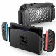 Juodas dėklas Nintendo Switch 2 žaidimų kompiuteriui "Supcase UB Pro"