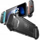 Juodas dėklas Nintendo Switch 2 žaidimų kompiuteriui "Supcase Blade"