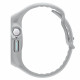 Pilka apyrankė - dėklas Apple Watch 10 / 11 (46mm) laikrodžiui "Spigen Liquid Air Pro"