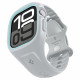 Pilka apyrankė - dėklas Apple Watch 10 (46mm) laikrodžiui "Spigen Liquid Air Pro"