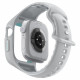 Pilka apyrankė - dėklas Apple Watch 10 (46mm) laikrodžiui "Spigen Liquid Air Pro"