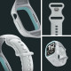 Pilka apyrankė - dėklas Apple Watch 10 (46mm) laikrodžiui "Spigen Liquid Air Pro"