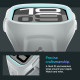 Pilka apyrankė - dėklas Apple Watch 10 (46mm) laikrodžiui "Spigen Liquid Air Pro"