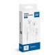 Baltos USB-C stereo ausinės su mikrofonu (DAC) "Blue Star PA-M15C-R"