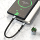 Juodas USB-C - USB-C PD 100W 5A 23cm laidas "Dudao L10C"