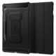 Juodas atverčiamas dėklas Samsung Galaxy Tab S10 FE+ Plus 13.1 X620 / X626B planšetei "Spigen Rugged Armor PRO"