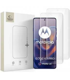Apsauginis grūdintas stiklas Motorola Edge 60 Pro telefonui "Tech-Protect UV Glass 2-Pack"