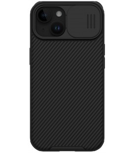 Juodas dėklas Apple iPhone 15 telefonui "Nillkin CamShield Pro Hard"