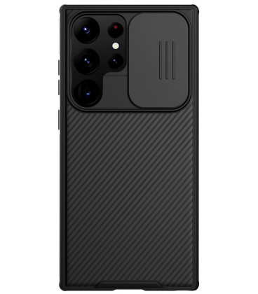 Juodas dėklas Samsung Galaxy S23 Ultra telefonui "Nillkin CamShield Pro Magnetic Hard"