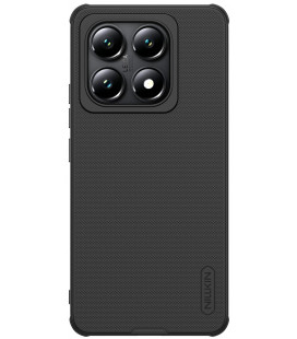 Juodas dėklas Xiaomi 14T Pro telefonui "Nillkin Super Frosted Pro Magnetic"