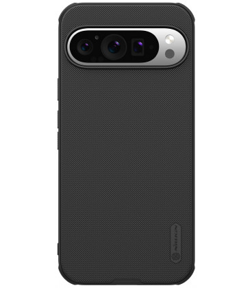 Juodas dėklas Google Pixel 9 / 9 Pro telefonui "Nillkin Super Frosted Pro Magnetic"