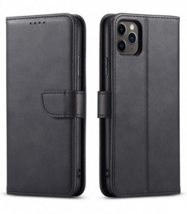 Dėklas Wallet Case Samsung A366 A36 5G juodas