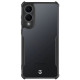 Juodas / skaidrus dėklas Samsung Galaxy S25 Edge telefonui "Tactical Quantum Stealth Cover"