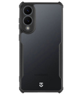 Juodas / skaidrus dėklas Samsung Galaxy S25 Edge telefonui "Tactical Quantum Stealth Cover"