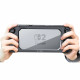 Juodas / skaidrus dėklas Nintendo Switch 2 žaidimų kompiuteriui "Tech-Protect Magmat"