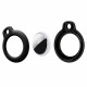 Juodas dėklas Apple Airtag 1 / 2 "Tech-Protect Rough 4-Pack"