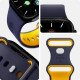 Mėlyna apyrankė Apple Watch 6 / 7 / 8 / 9 / 10 / SE ( 40/ 41/ 42 mm) laikrodžiui "Spigen Nano Pop"