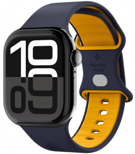 Mėlyna apyrankė Apple Watch 6 / 7 / 8 / 9 / 10 / SE ( 40/ 41/ 42 mm) laikrodžiui "Spigen Nano Pop"