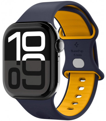 Mėlyna apyrankė Apple Watch 6 / 7 / 8 / 9 / 10 / SE ( 40/ 41/ 42 mm) laikrodžiui "Spigen Nano Pop"