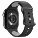 Juoda apyrankė Apple Watch 6 / 7 / 8 / 9 / 10 / SE ( 40/ 41/ 42 mm) laikrodžiui "Spigen Nano Pop"
