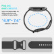 Juoda apyrankė Apple Watch 6 / 7 / 8 / 9 / 10 / SE ( 40/ 41/ 42 mm) laikrodžiui "Spigen Nano Pop"