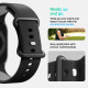 Juoda apyrankė Apple Watch 6 / 7 / 8 / 9 / 10 / SE ( 40/ 41/ 42 mm) laikrodžiui "Spigen Nano Pop"