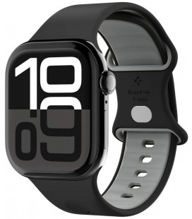 Juoda apyrankė Apple Watch 6 / 7 / 8 / 9 / 10 / SE ( 40/ 41/ 42 mm) laikrodžiui "Spigen Nano Pop"