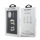 Juodas dėklas Apple iPhone 16 telefonui "Karl Lagerfeld Grained PU K&CH Heads Case"