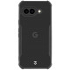 Juodas / skaidrus dėklas Google Pixel 9A telefonui "Tactical Quantum Stealth Cover"