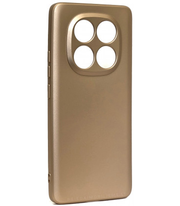 Auksinės spalvos dėklas Xiaomi Redmi Note 14 Pro 5G telefonui "X-Level Guardian"