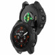 Juodas dėklas Garmin Fenix 7X / 7X Pro laikrodžiui "Tech-Protect Defense Air"