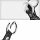 Juodas dėklas Apple Airtag 1 / 2 "Tech-Protect Naturalfit"