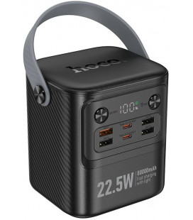 Juoda Išorinė baterija Power Bank 22.5W+PD20W 80000mAh "Hoco J152"