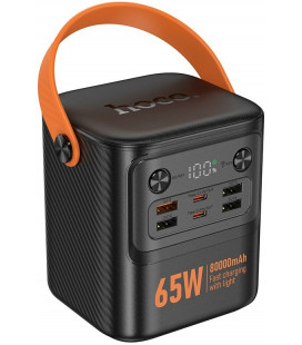 Juoda Išorinė baterija Power Bank PD65W 80000mAh "Hoco J152 Pro"