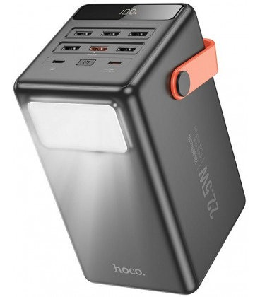 Juoda Išorinė baterija Power Bank 22.5W+PD20W 100000mAh "Hoco J142"