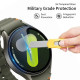 Apsauginis grūdintas stiklas Samsung Galaxy Watch 4 / 5 / 6 / 7 / FE (40 mm) laikrodžiui "Tech-Protect Glass Fit+ 2-Pack"