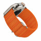 Oranžinė apyrankė Apple Watch 6 / 7 / 8 / 9 / 10 / SE / Ultra 1 / 2 ( 44 / 45 / 46 / 49 mm) "Tech-Protect Nylon Slip"